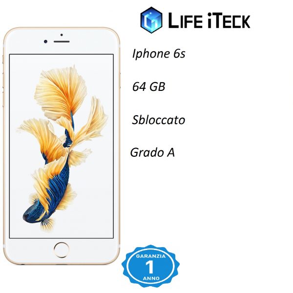 Iphone 6s-Gold Grado-A 64GB