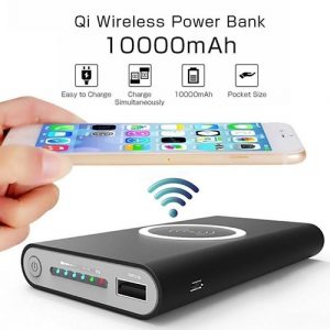 Powerbank 10000mAh Wireless e USB