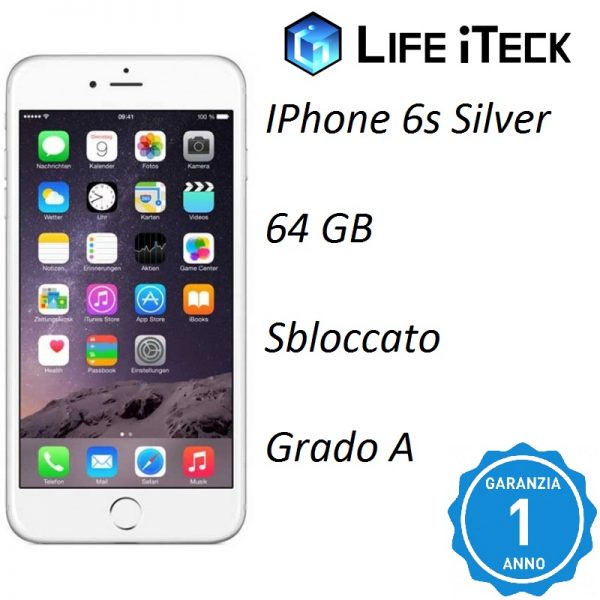Iphone 6s-Silver-A 64GB