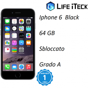 iPhone 6-64GB Black GradoA